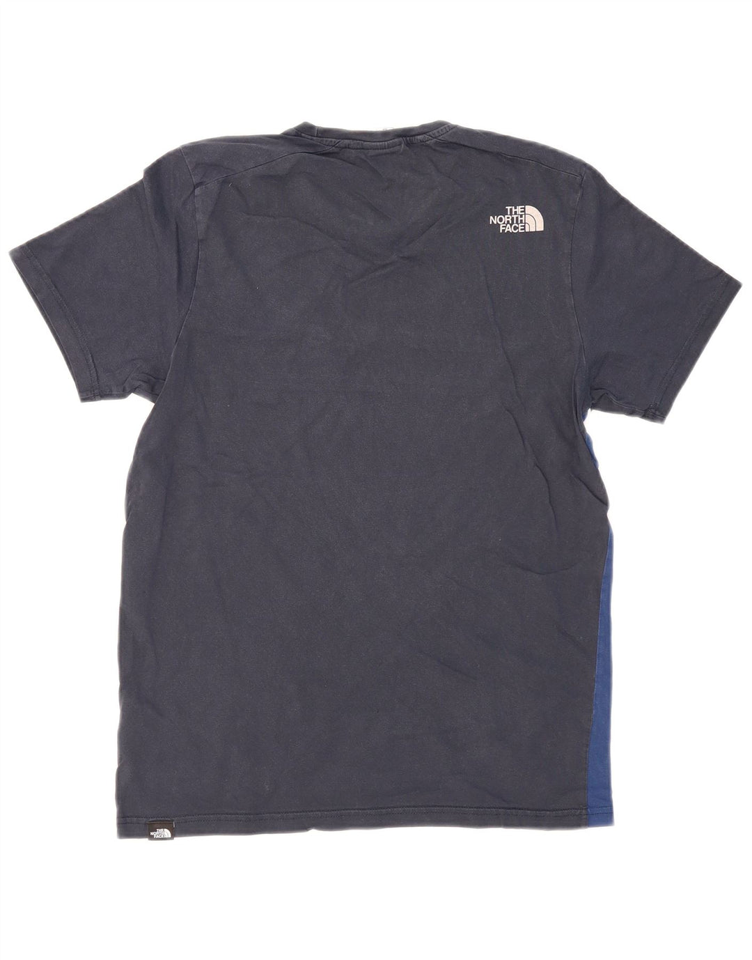 THE NORTH FACE T-shirt grafica da uomo Top piccolo in cotone color block blu