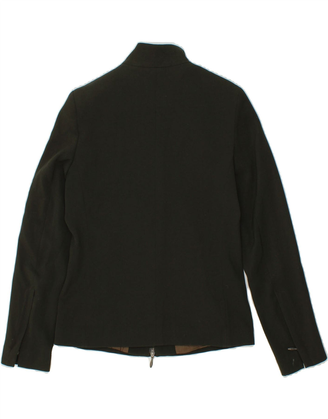 VINTAGE Womens Bomber Jacket IT 40 Small Green Wool Vintage Vintage and Second-Hand Vintage from Messina Hembry 