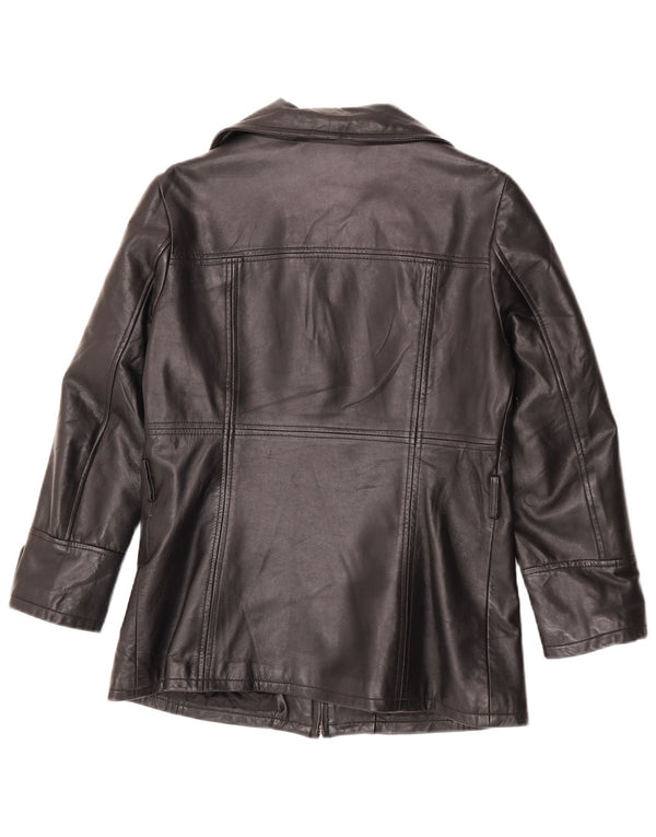 Giacca In Pelle Donna Conbipel IT 46 Large Pelle Nera