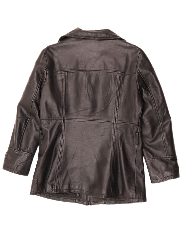Giacca In Pelle Donna Conbipel IT 46 Large Pelle Nera