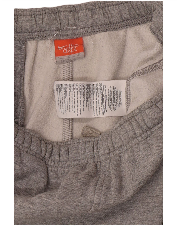 Pantaloni da tuta da uomo Nike Joggers piccoli in cotone grigio