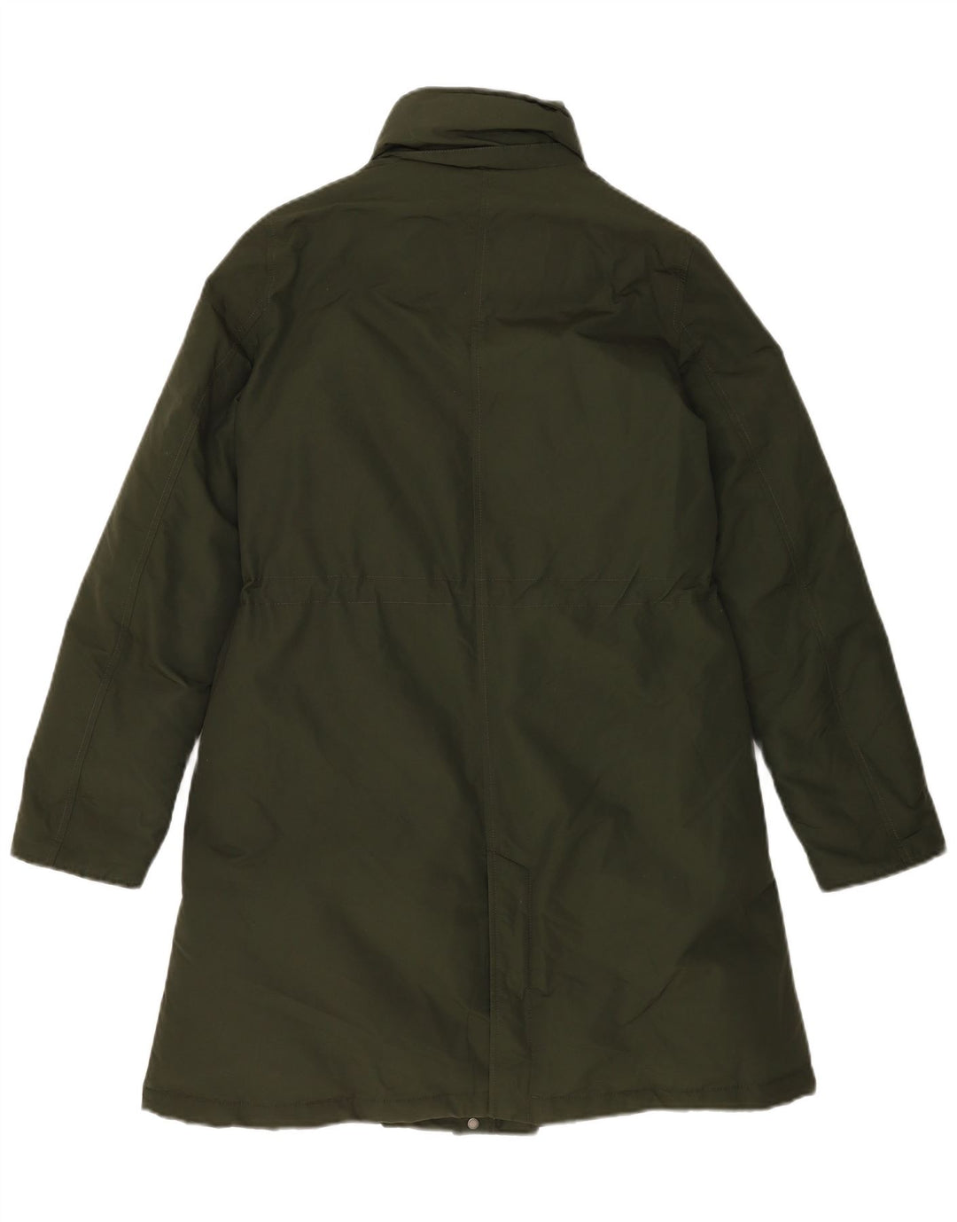 Giacca imbottita oversize da donna Woolrich UK 10 piccola in cotone kaki