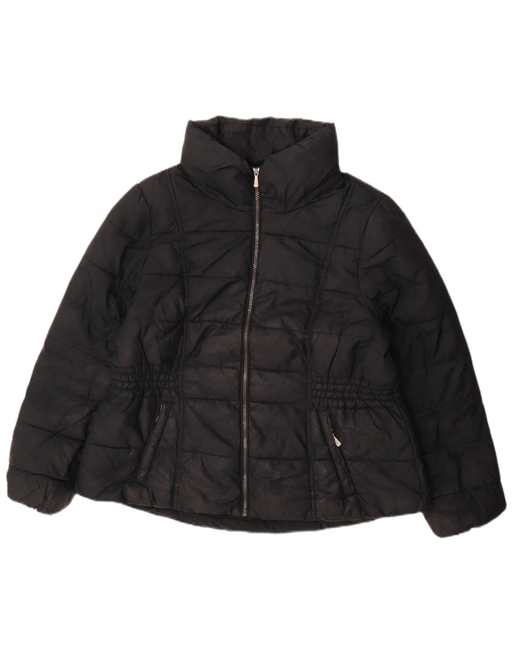 Giacca imbottita da donna Marks & Spencer UK 20 2XL poliestere blu navy