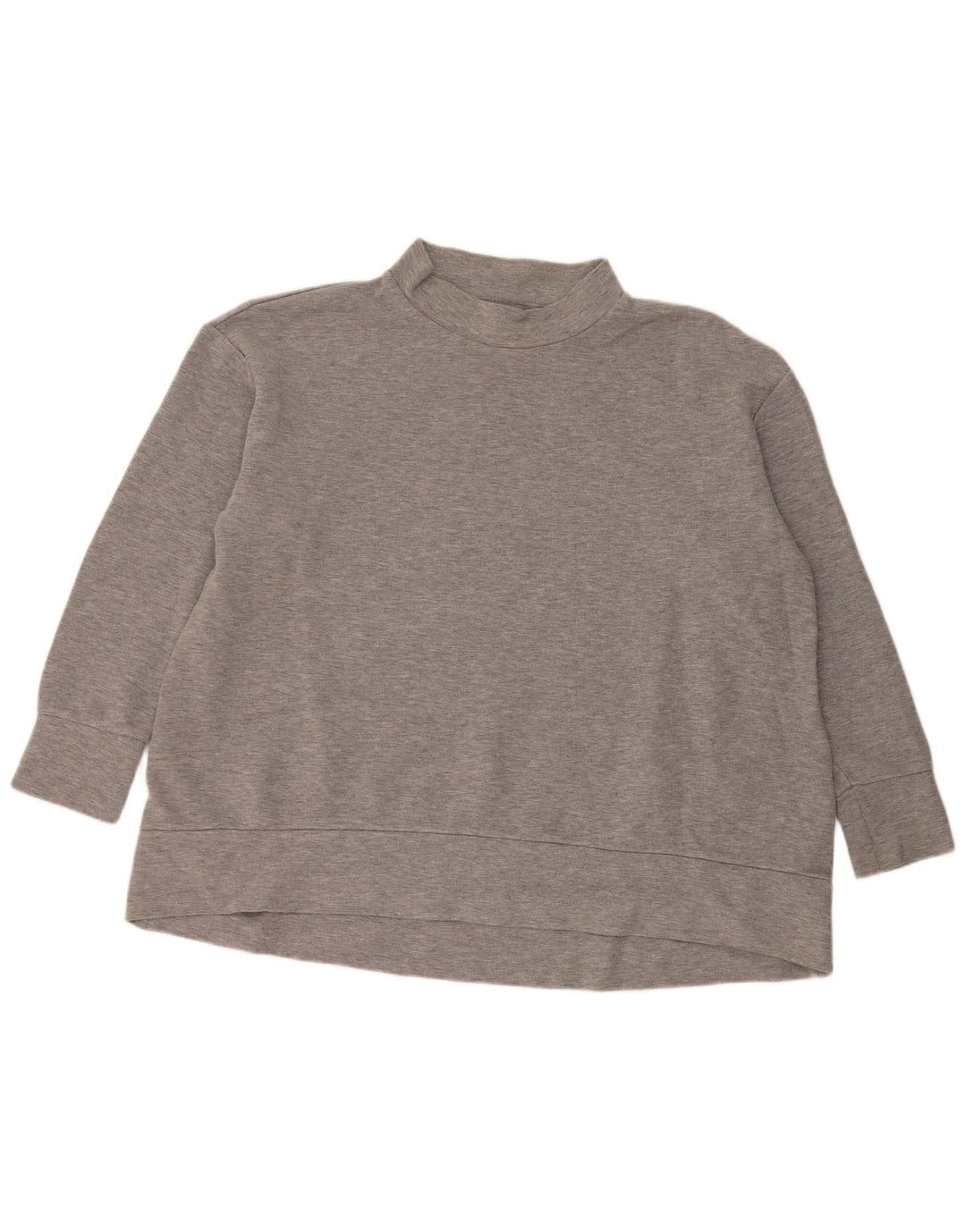 Felpa oversize da donna COS, maglione UK 14, grande cotone grigio