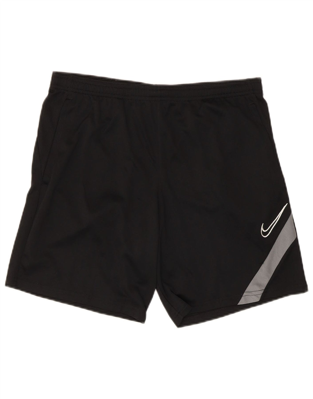 Pantaloncini sportivi Nike Dri Fit da uomo, colore nero medio, in poliestere color block