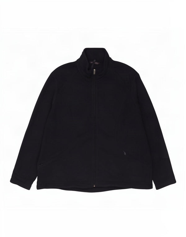 Giacca in pile da donna Marks & Spencer UK 20 2XL poliestere blu navy