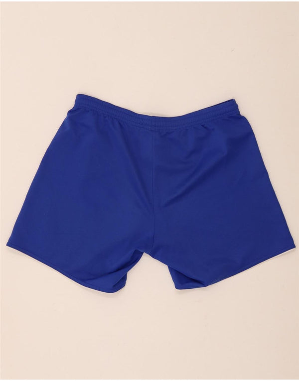 Pantaloncini sportivi Adidas Climalite da uomo piccoli in poliestere blu