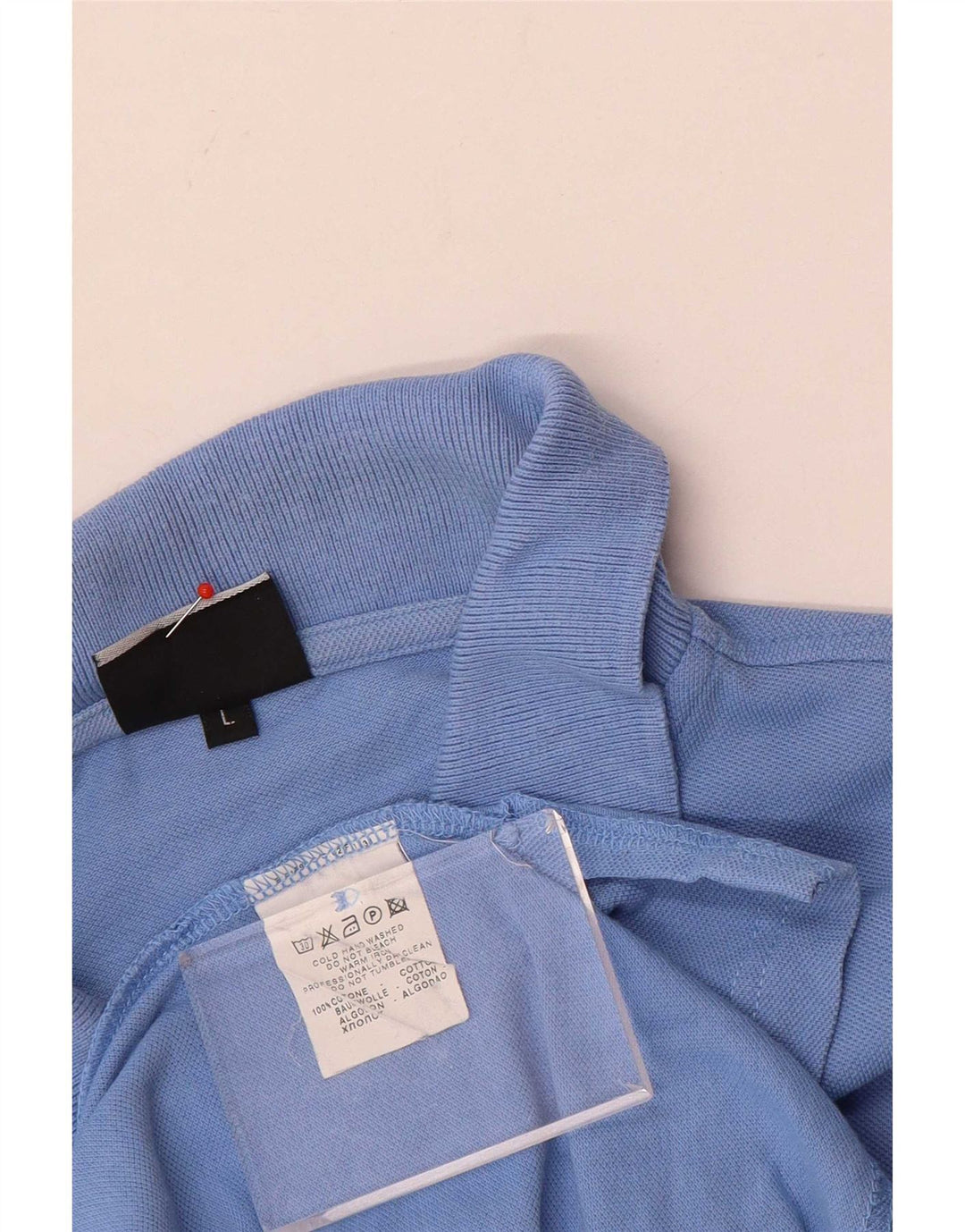 Polo Uomo Trussardi Large Blu Cotone