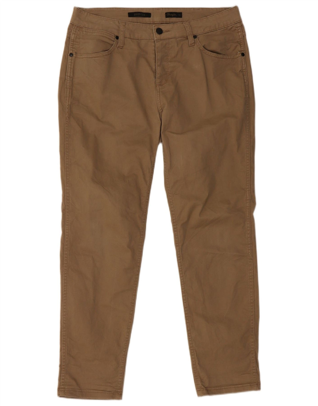 Pantaloni corti slim da uomo Spencer WRANGLER W30 L26 cotone beige