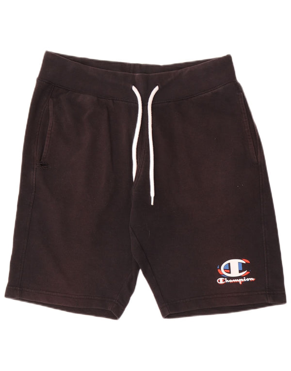 Pantaloncini sportivi da uomo Champion cotone medio nero