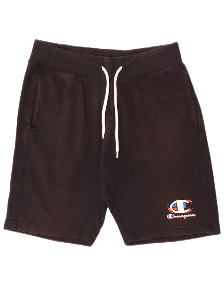 Pantaloncini sportivi da uomo Champion cotone medio nero