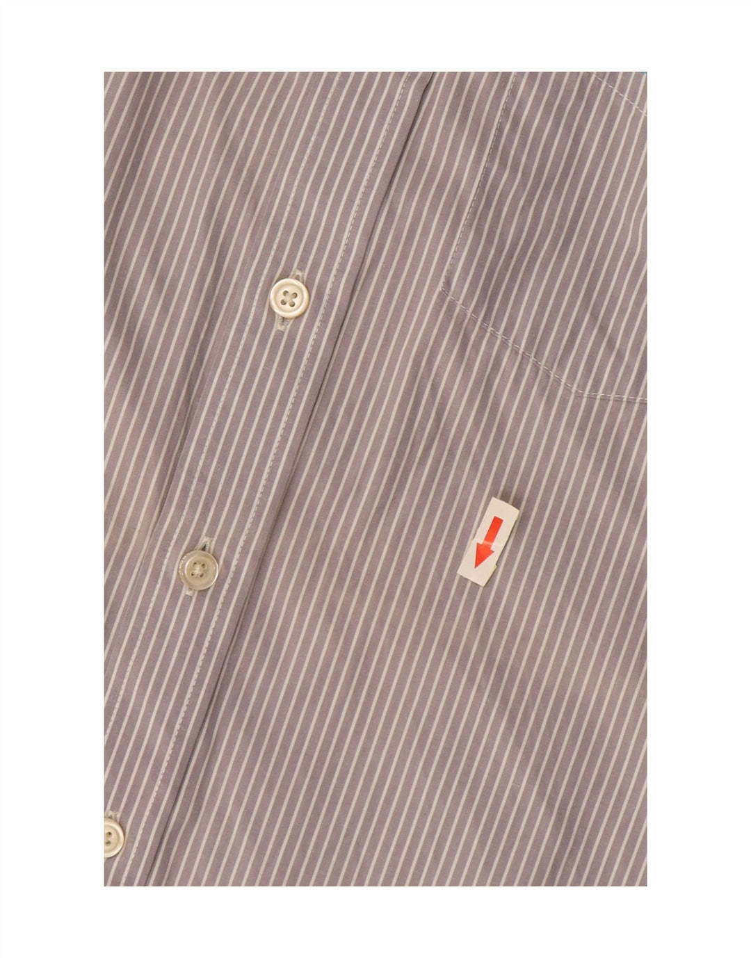 Camicia da uomo Superdry in cotone a righe grandi grigie