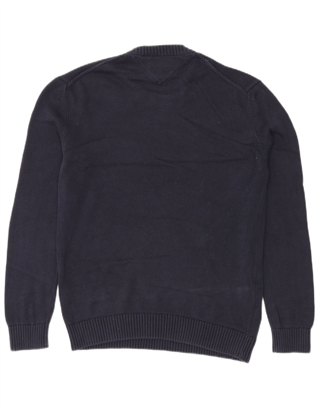 TOMMY HILFIGER Maglione maglione girocollo da uomo cotone medio blu navy