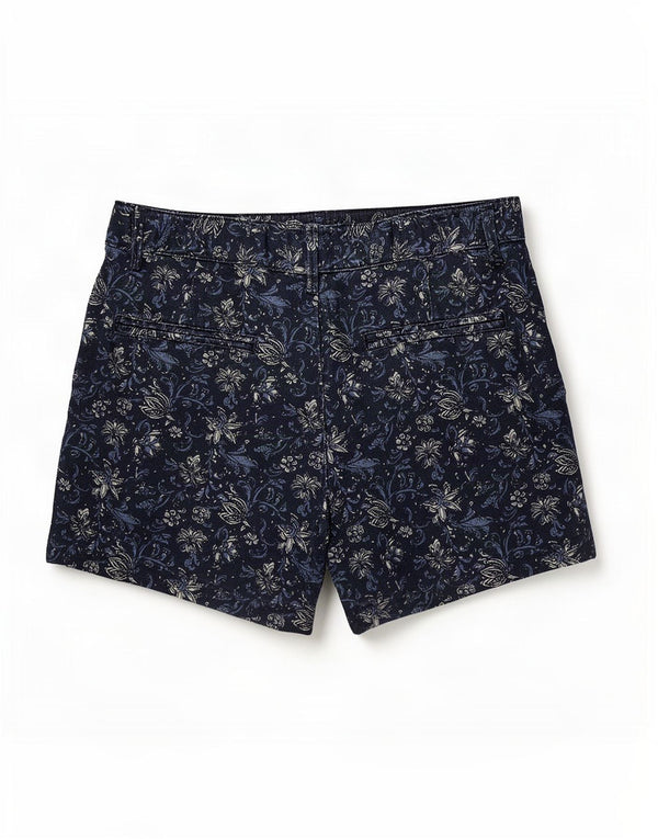 Pantaloncini chino da donna Gap US 12 Large W36 cotone blu navy