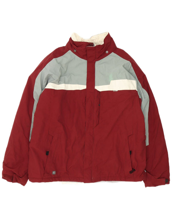 Giacca da sci da uomo Columbia UK 42 XL Poliestere color block bordeaux