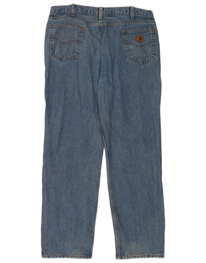 Carhartt Mens Straight Jeans W40 L34 Blue