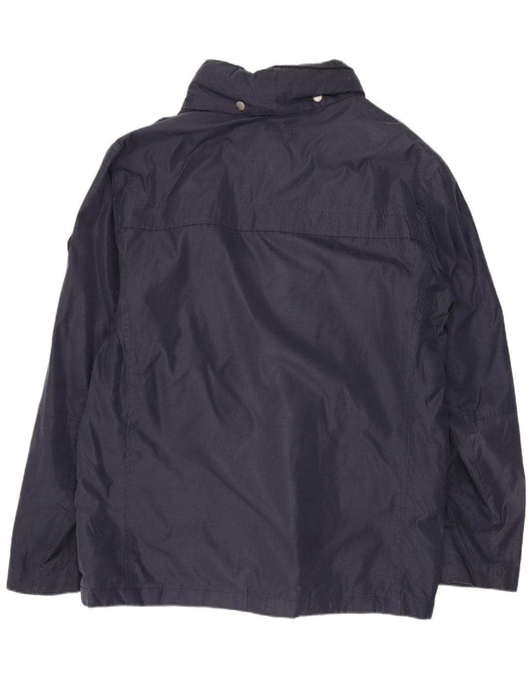 Giacca da uomo con cappuccio Joules UK 40 Large in poliestere blu navy