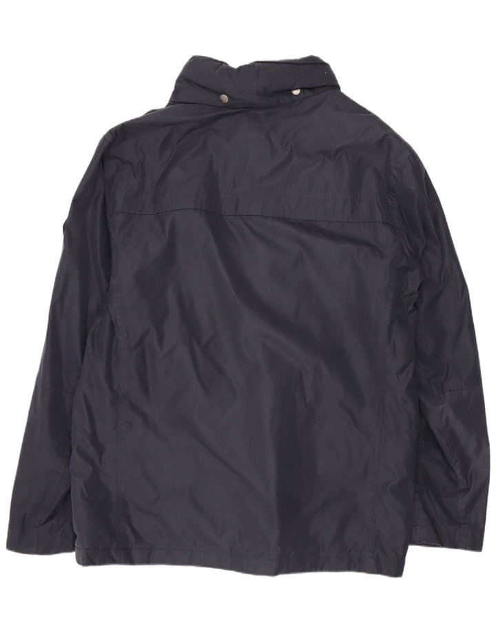 Giacca da uomo con cappuccio Joules UK 40 Large in poliestere blu navy