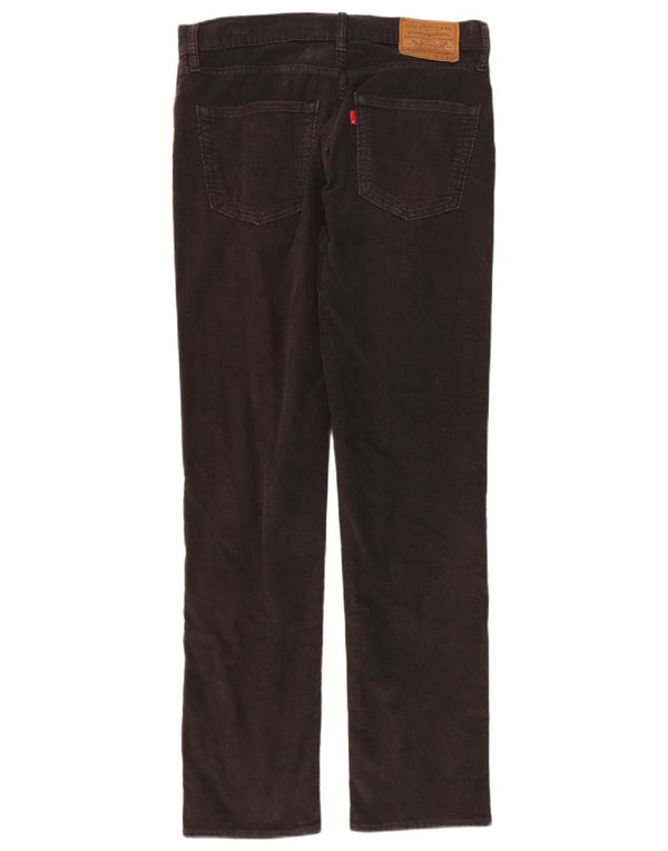 Pantaloni Levi's da uomo 511 slim in velluto a coste W31 L32 cotone nero