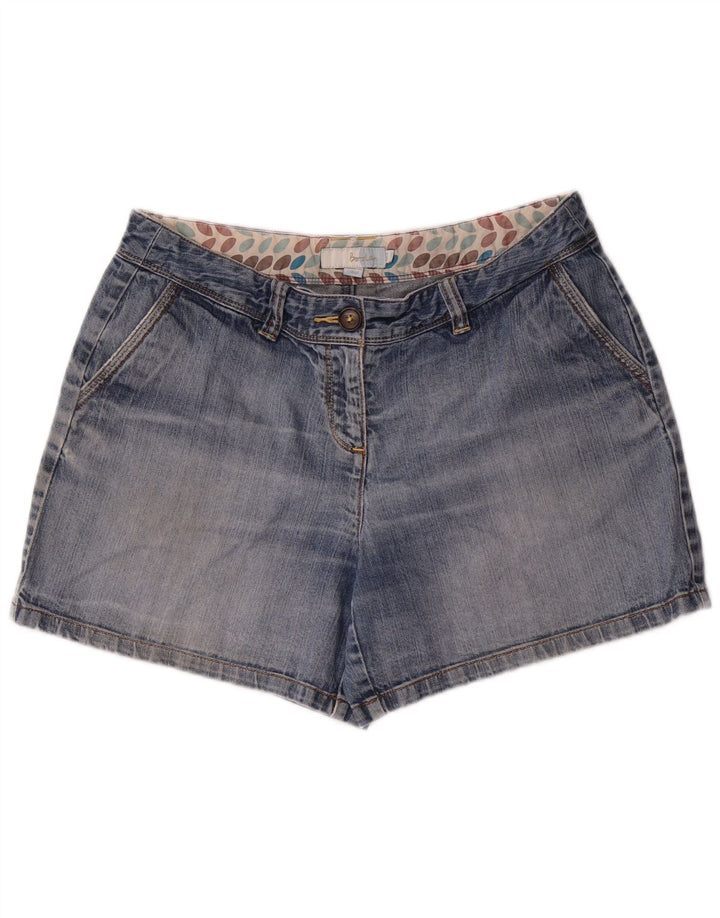 Pantaloncini di jeans da donna Boden UK 14 Large W34 Cotone blu