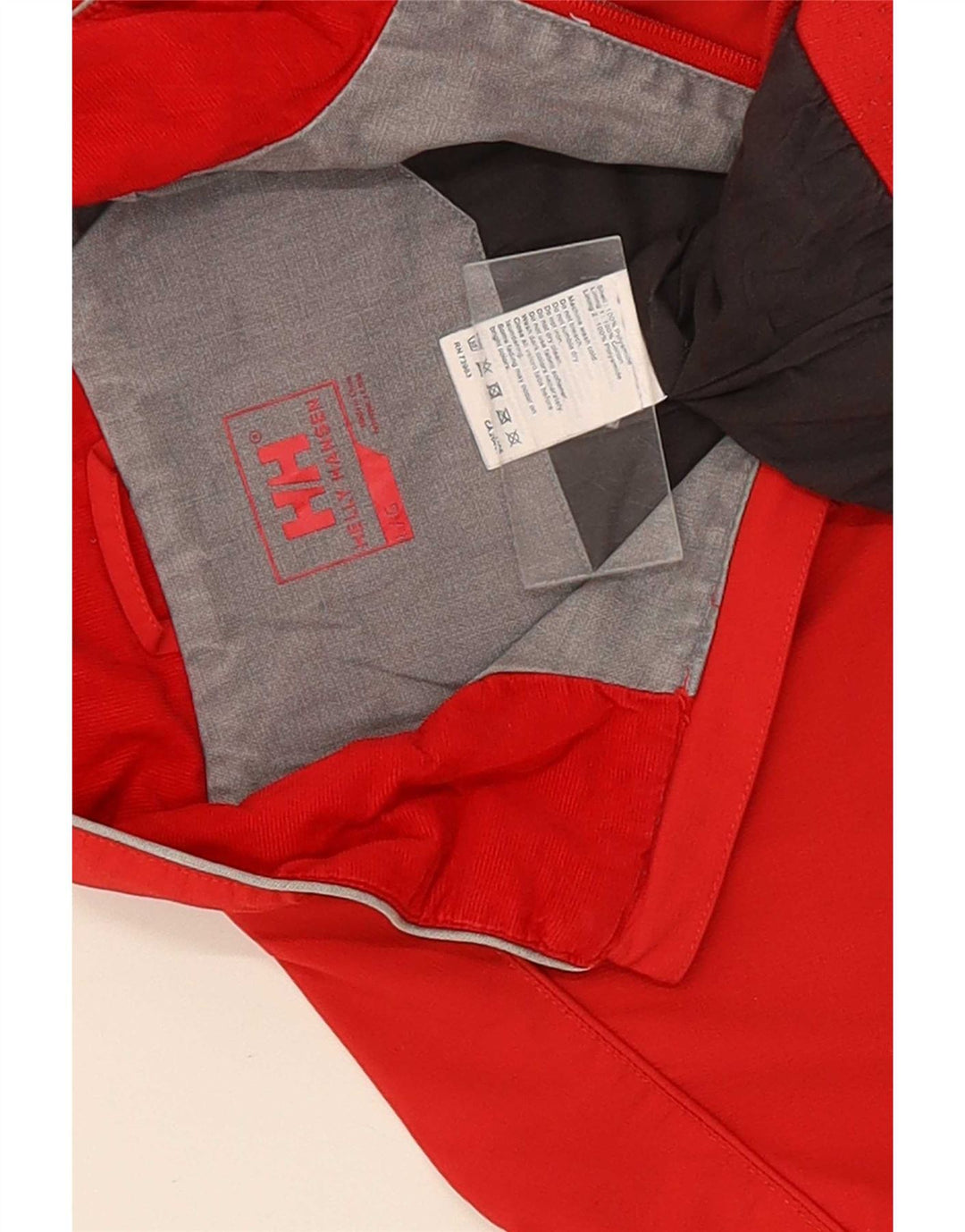 Giacca bomber grafica da uomo Helly Hansen UK 40 Large Red Polyamide Sports