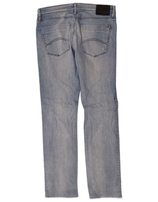 Tommy Hilfiger Uomo Scanton Distressed Jeans Slim W34 L32 Cotone Blu