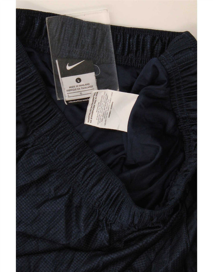 Pantaloncini sportivi da uomo Nike Large in poliestere blu navy