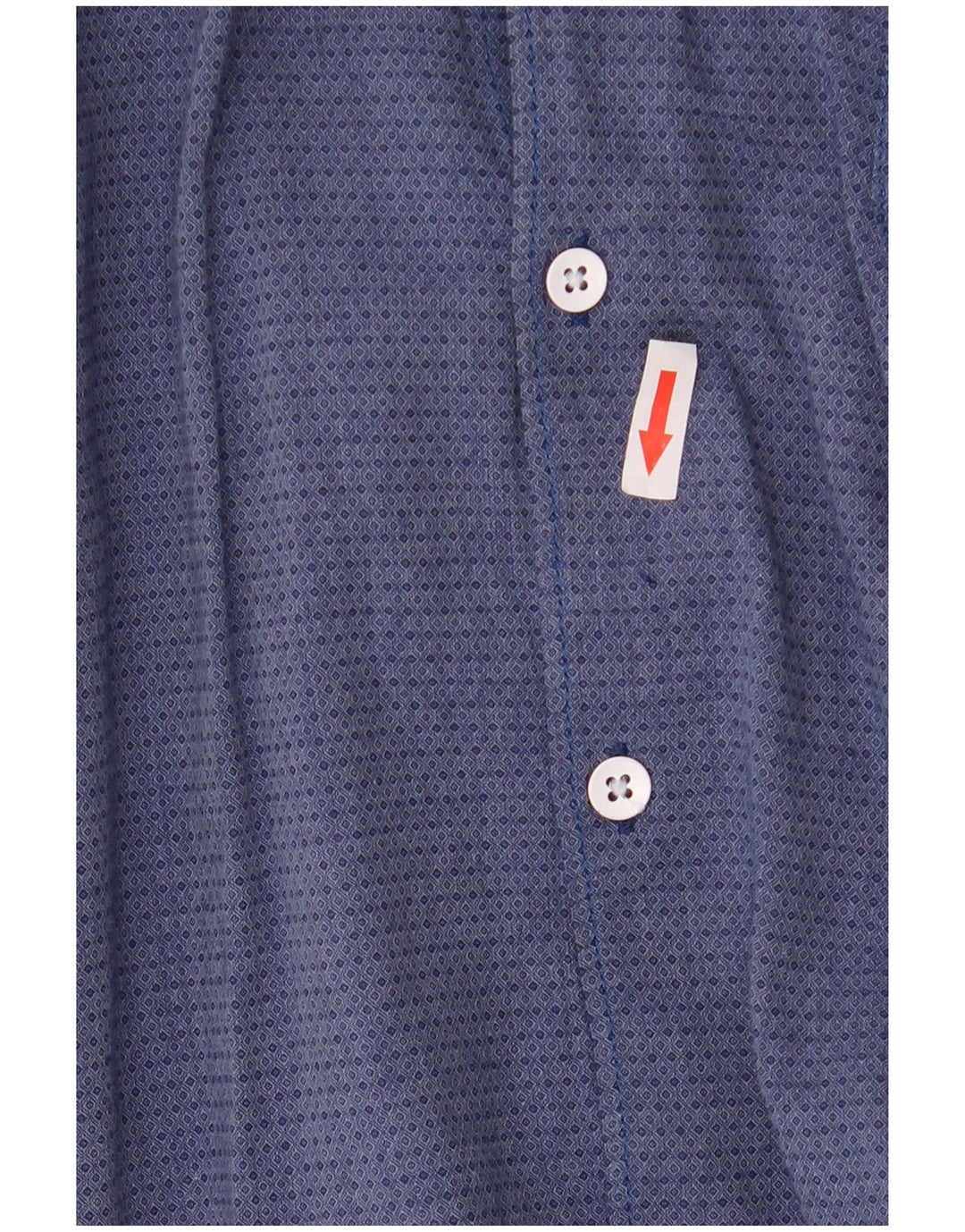 Camicia Timberland da uomo slim fit grande cotone maculato blu navy