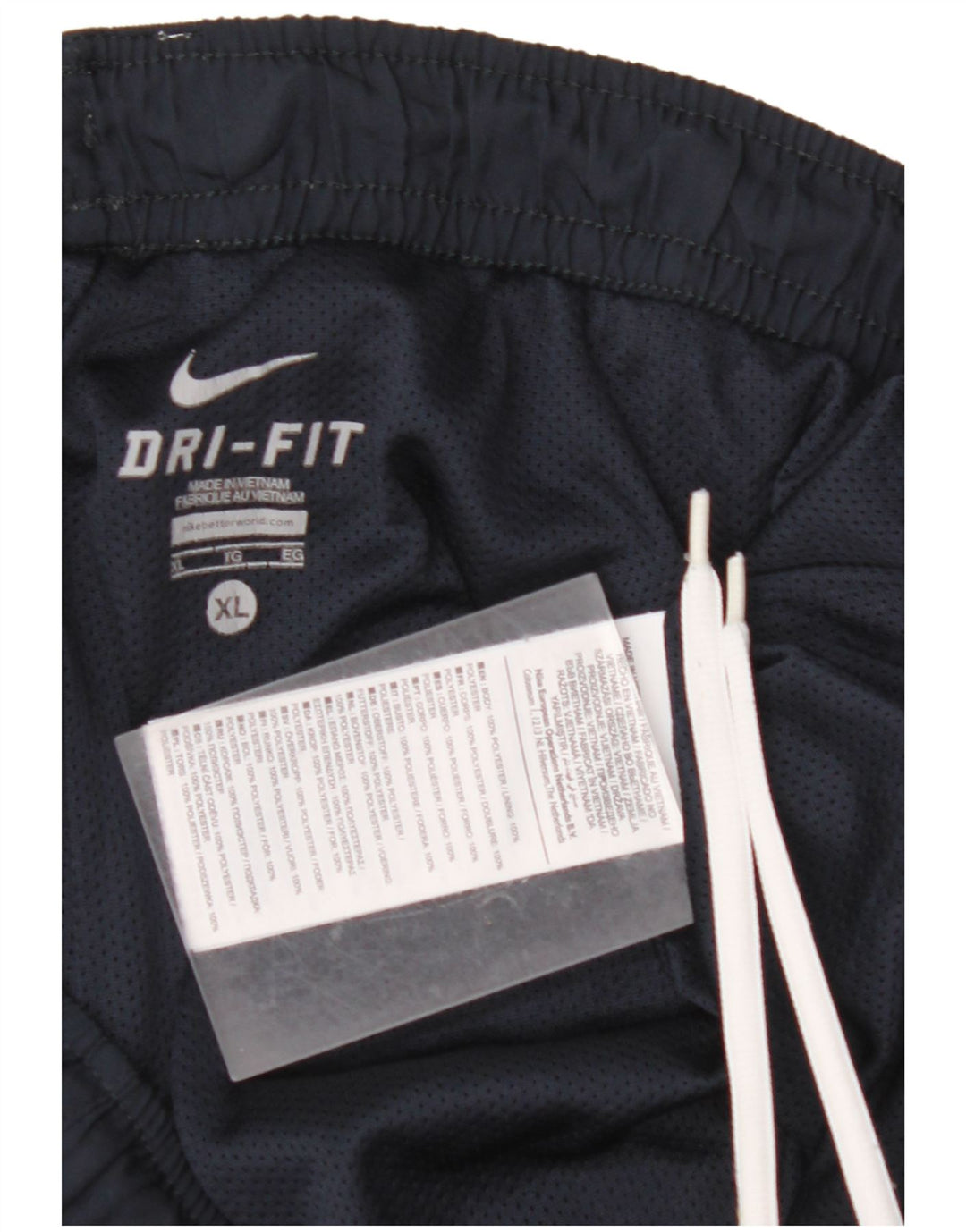 Pantaloncini sportivi NIKE Dri Fit da uomo XL blu navy in poliestere