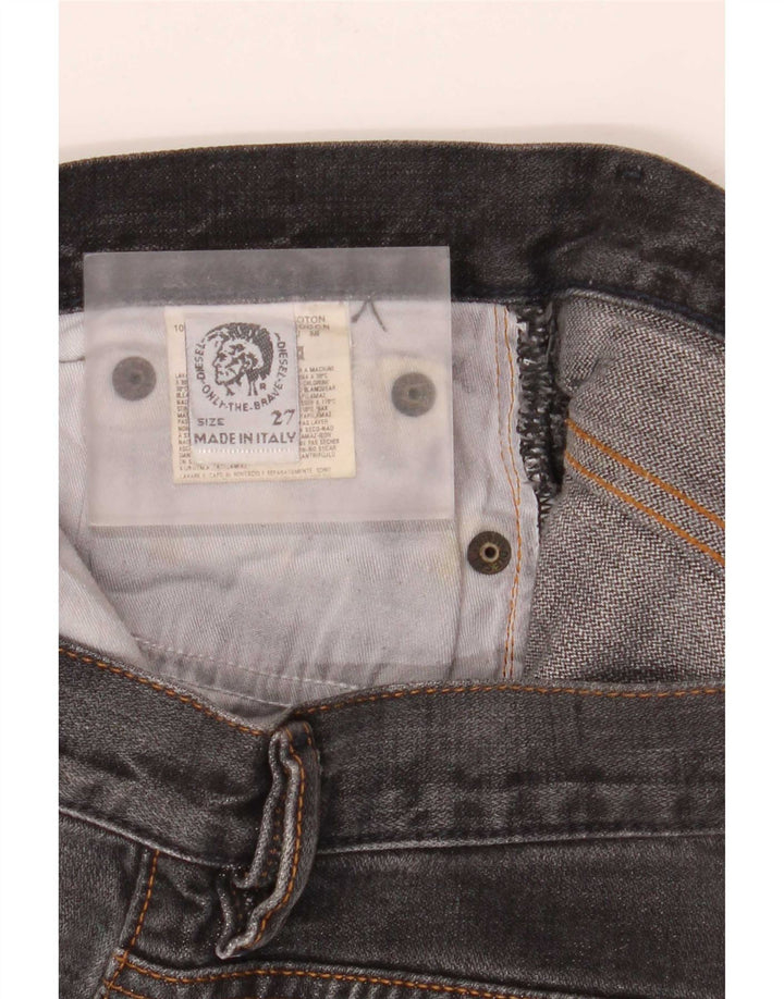 Jeans svasati da donna Diesel W27 L32 cotone nero