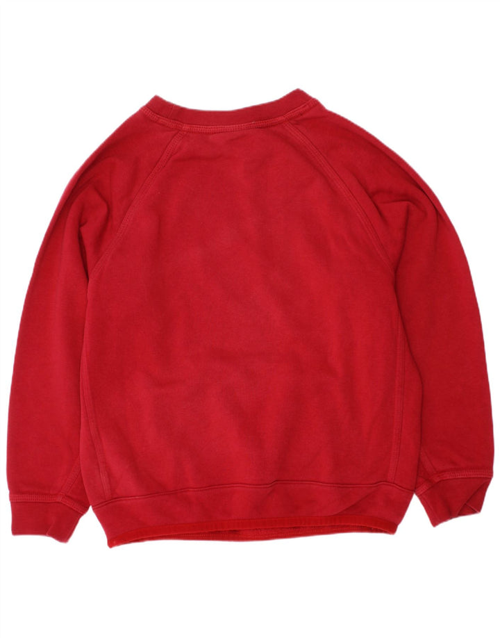 Felpa grafica Nike da bambino, 7-8 anni, XL, cotone rosso