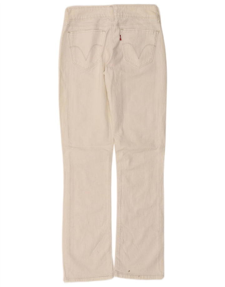 Jeans dritti a vita bassa Levi's 470 da donna W32 L32 bianco sporco