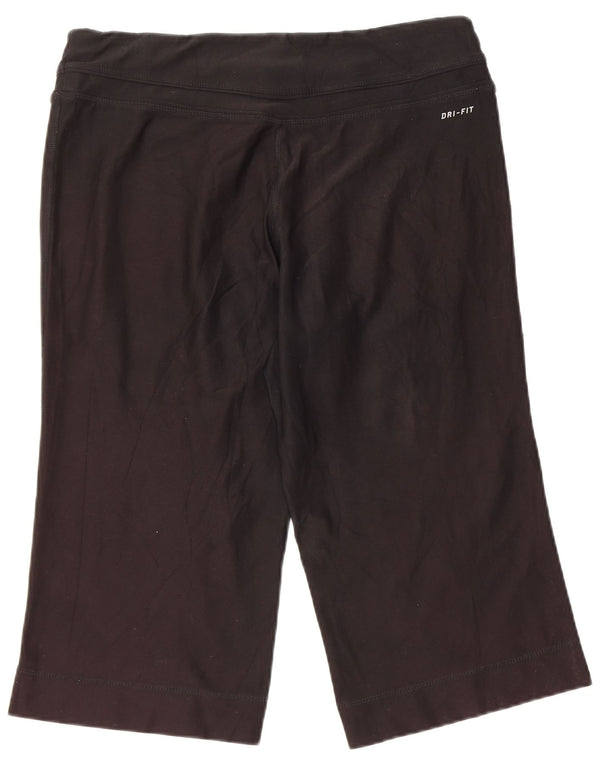 Pantaloncini sportivi Nike Dri Fit Bermuda da donna UK 16 Large Nero Poliestere