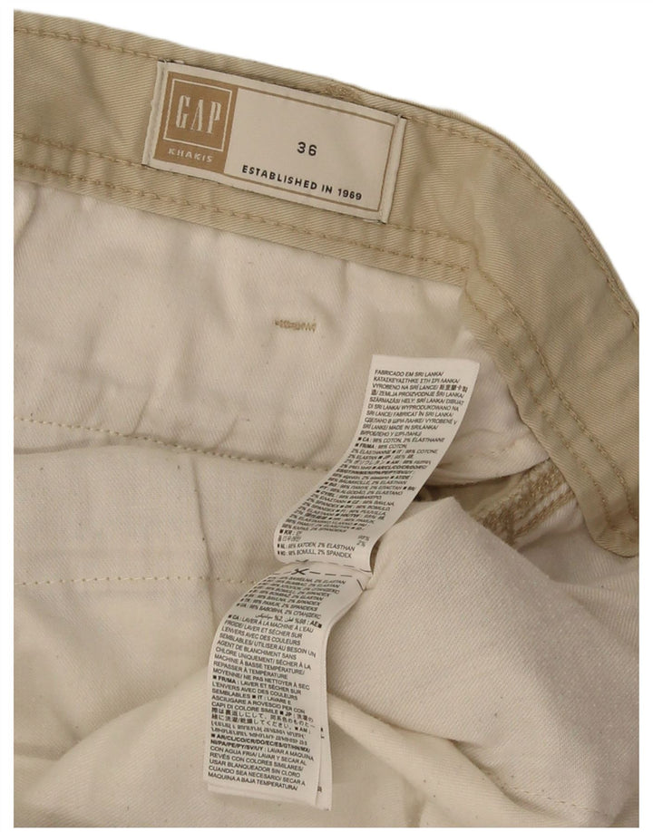 Gap Pantaloncini cargo kaki da uomo W36 grandi in cotone beige
