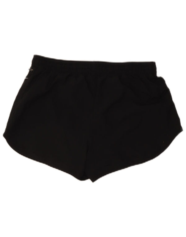 Pantaloncini sportivi Nike da donna Dri Fit UK 14 Large Nero Poliestere