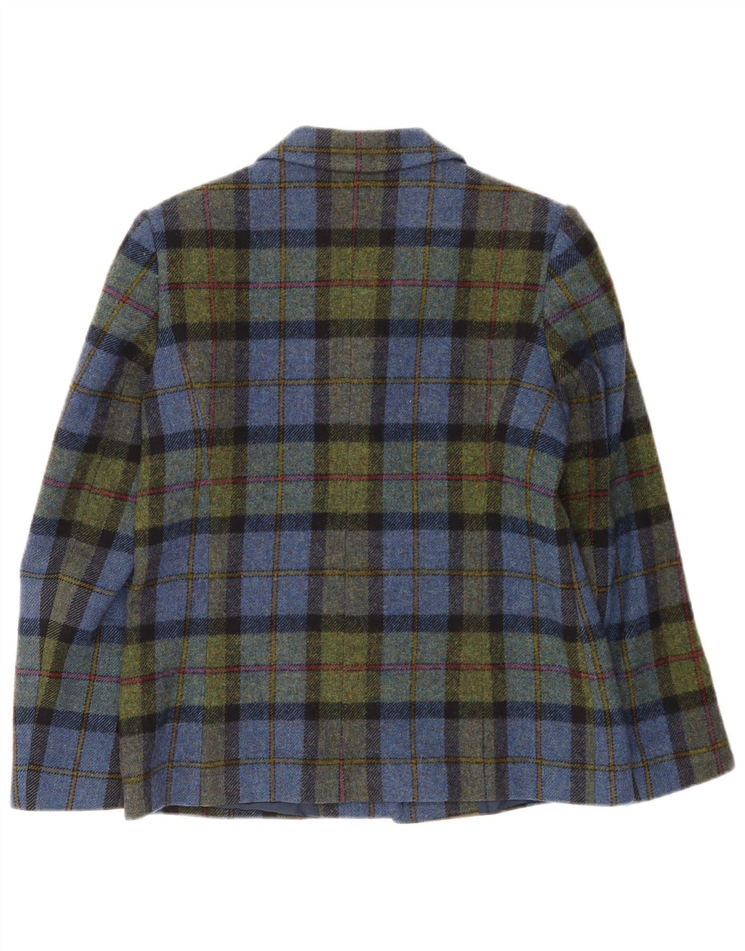 CLEMENT Giacca blazer da donna a 3 bottoni EU 38 medio a quadri multicolore