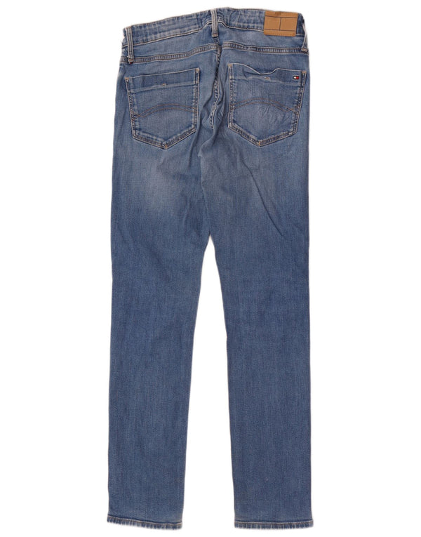 Jeans slim da ragazzo Tommy Hilfiger 13-14 anni W28 L30 Blu