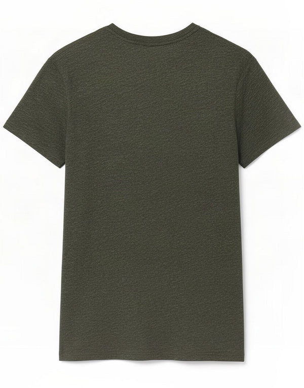 T-shirt da uomo Jack Wills Top medio cotone screziato kaki