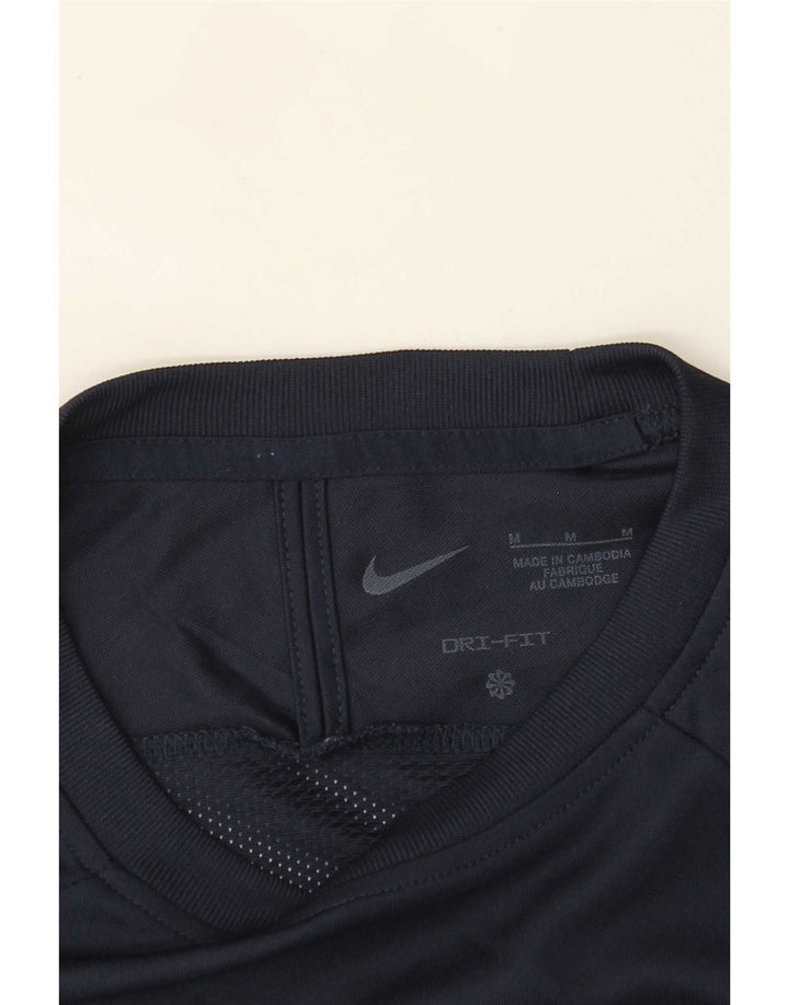 T-shirt Nike Dri Fit da uomo, color block medio, blu navy