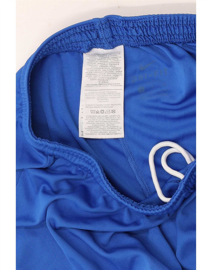 Pantaloncini sportivi da uomo Adidas piccoli in poliestere blu