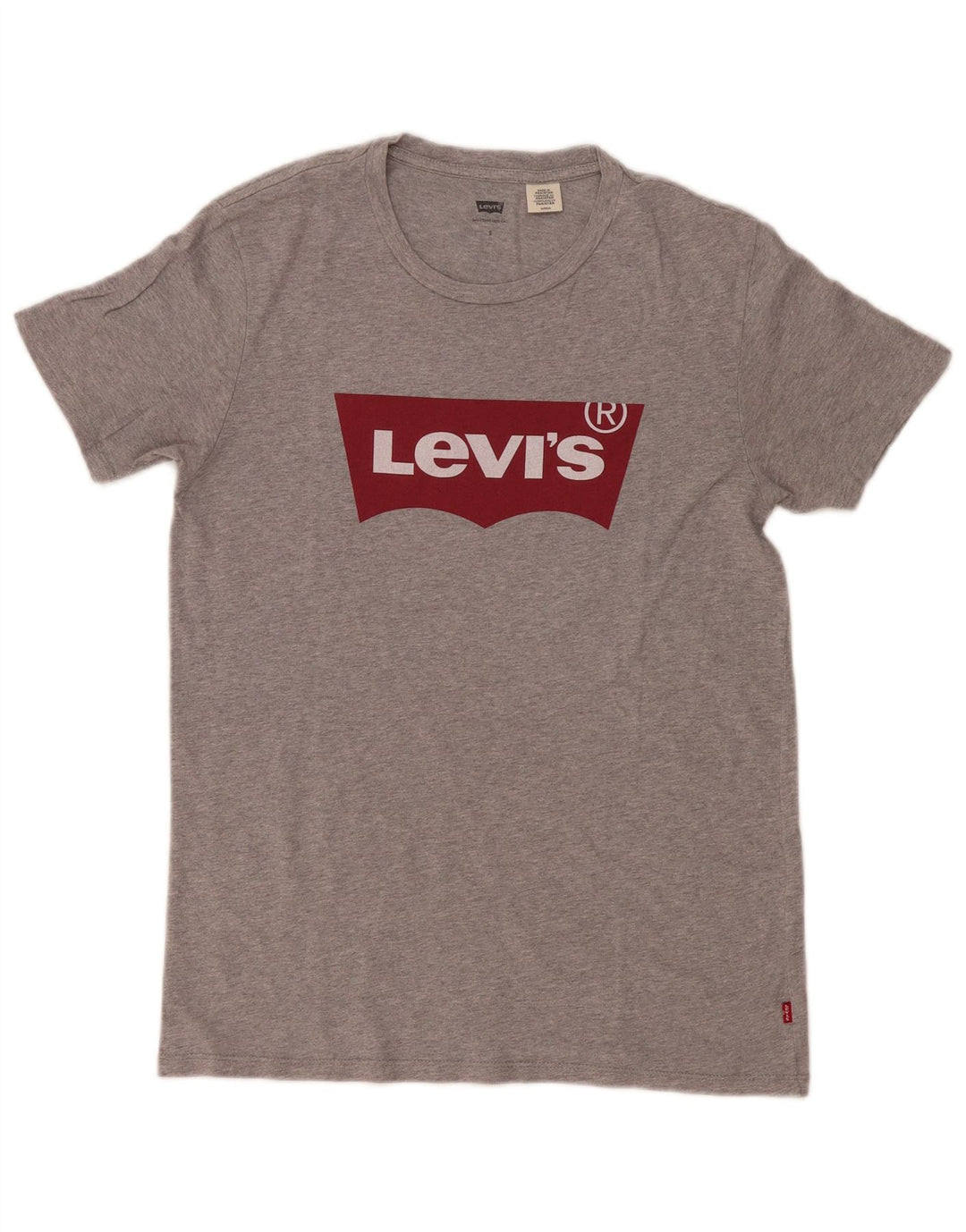 T-shirt grafica da uomo Levi's Top piccola grigia chiazzata