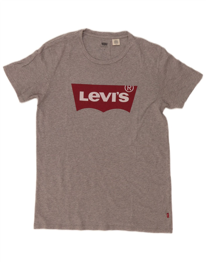 T-shirt grafica da uomo Levi's Top piccola grigia chiazzata