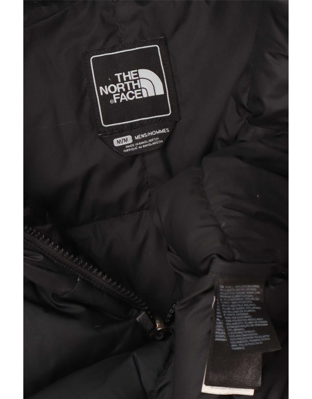 Gilet imbottito da uomo The North Face UK 38 nylon nero medio