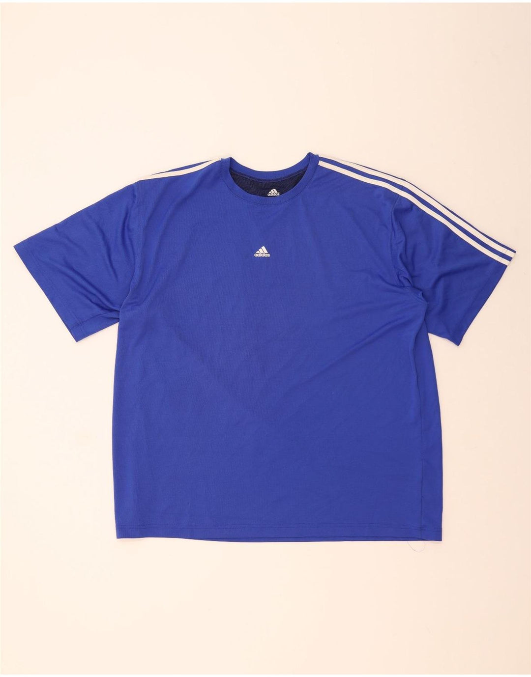 T-shirt ADIDAS da uomo Climalite Top 2XL blu poliestere