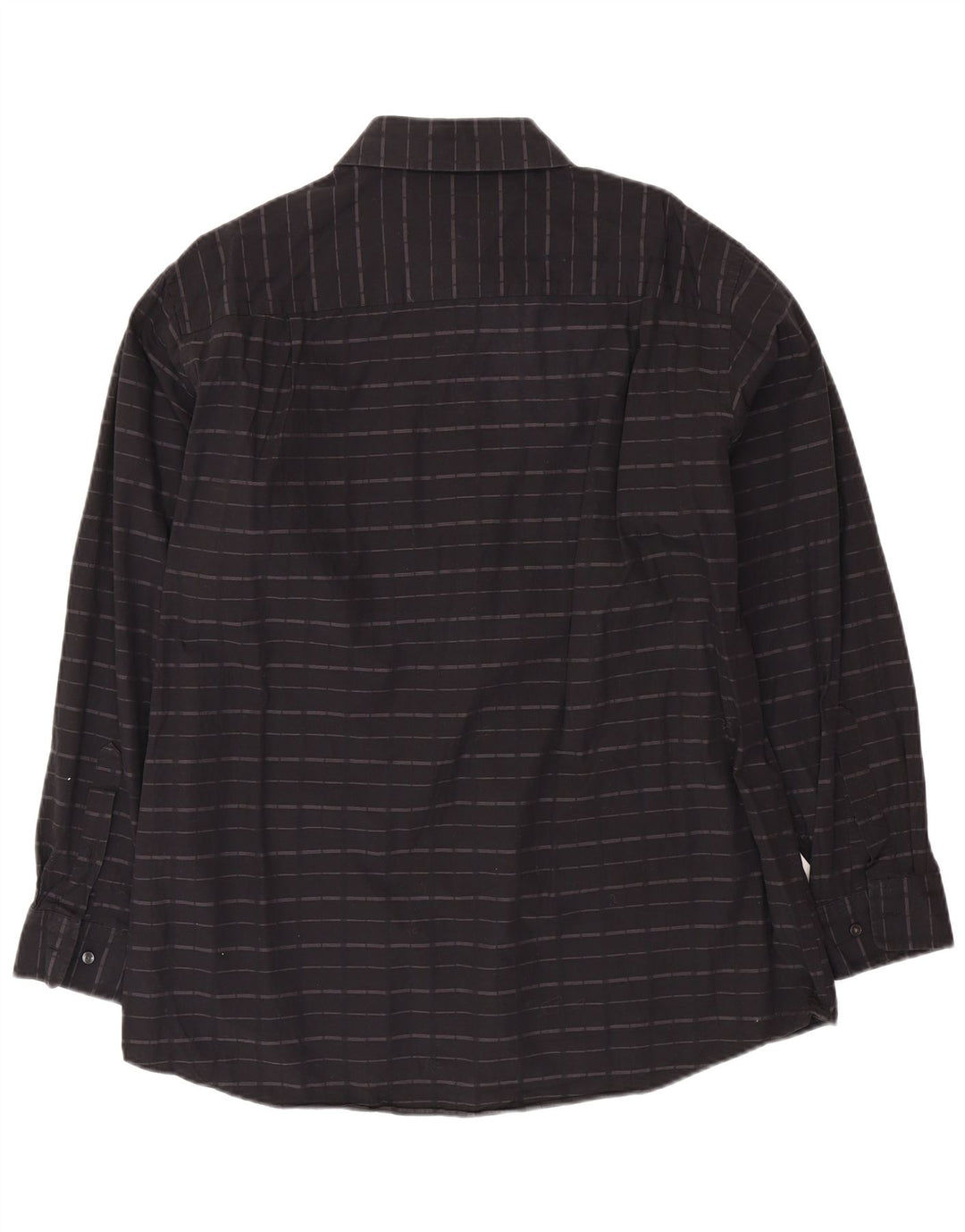 CALVIN KLEIN Camicia da uomo taglia 17 XL cotone a righe nere