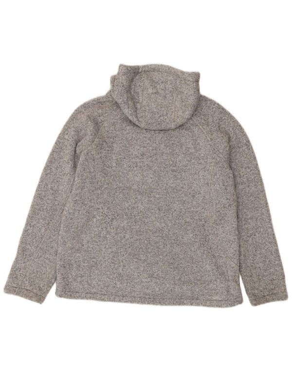 Felpa con cappuccio e zip da donna Mountain Warehouse UK 16 Large Grey Flecked
