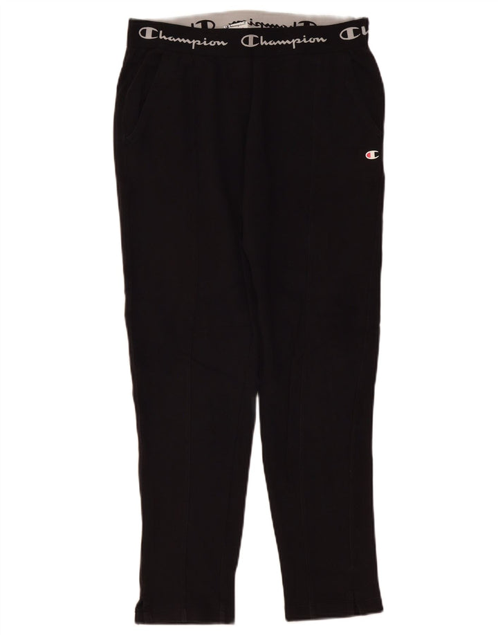 Pantaloni da tuta con grafica da donna CHAMPION UK 14 Medium Nero