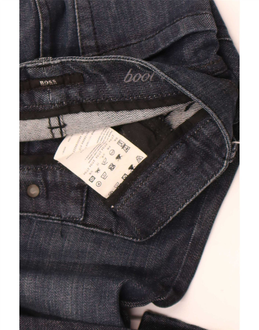 Jeans bootcut da donna Hugo Boss W27 L28 cotone blu navy
