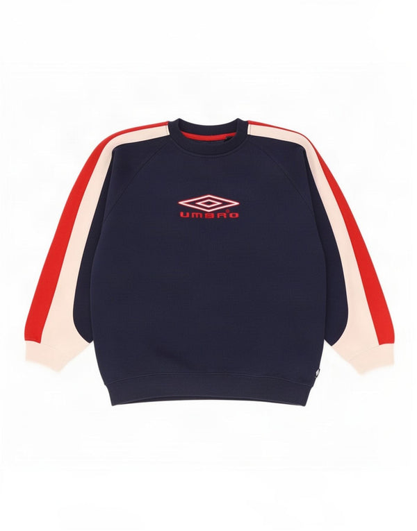 Maglione Umbro Boys Big Felpa 11-12 anni Large Blu Navy Colourblock