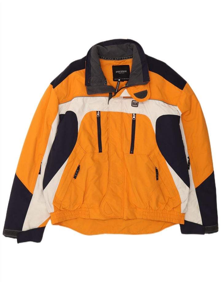 Giacca da sci da uomo Sportsphere IT 54 2XL Arancione Colourblock Nylon